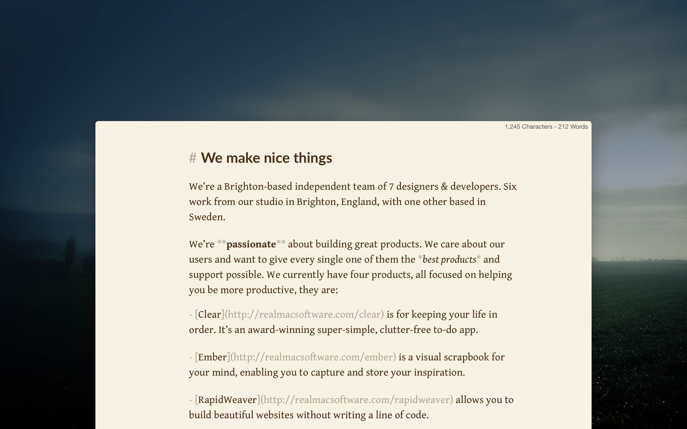 best mac text editor for writers