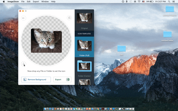 make custom photo for mac