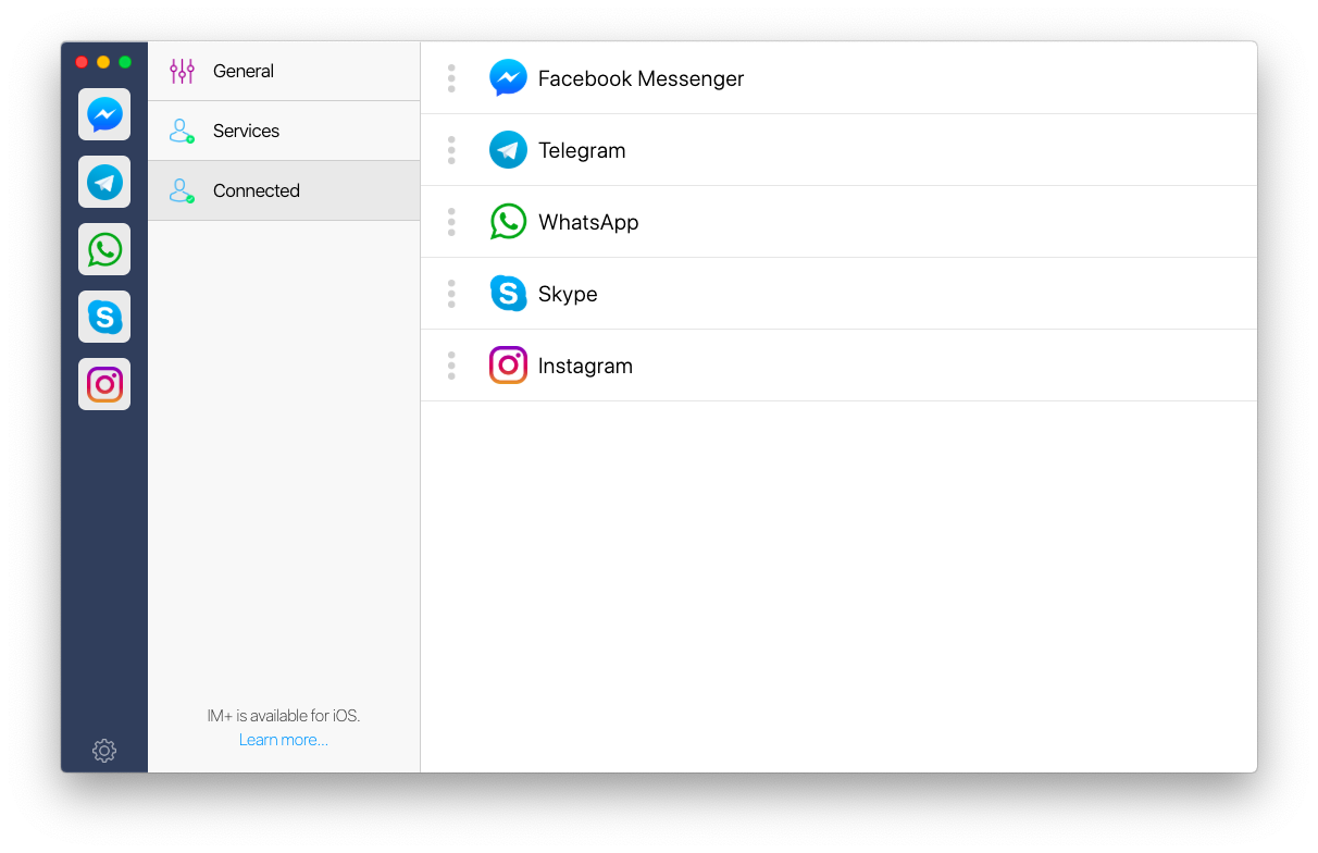 IM+ app messaging Mac social IM+ app messaging Mac social