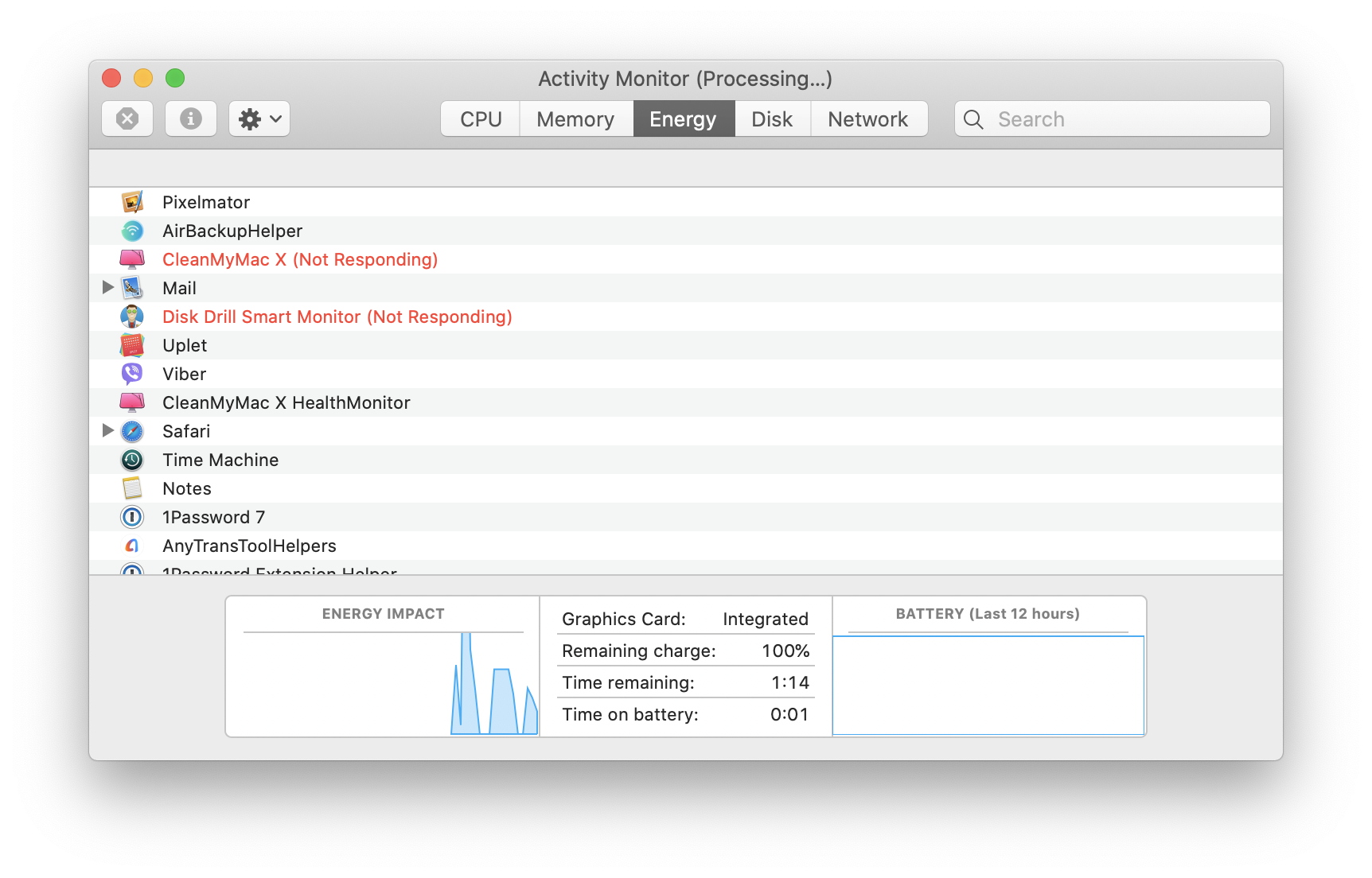 advanced mac cleaner in the activity monitor