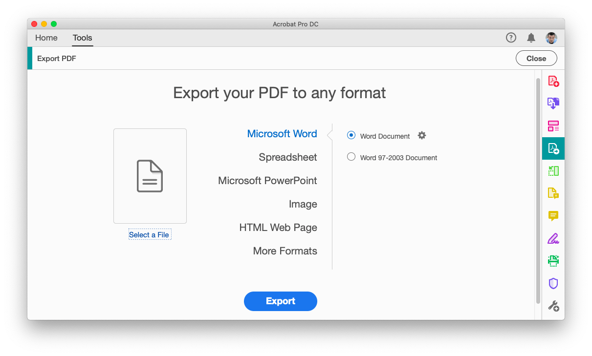 convert a pdf to word for mac