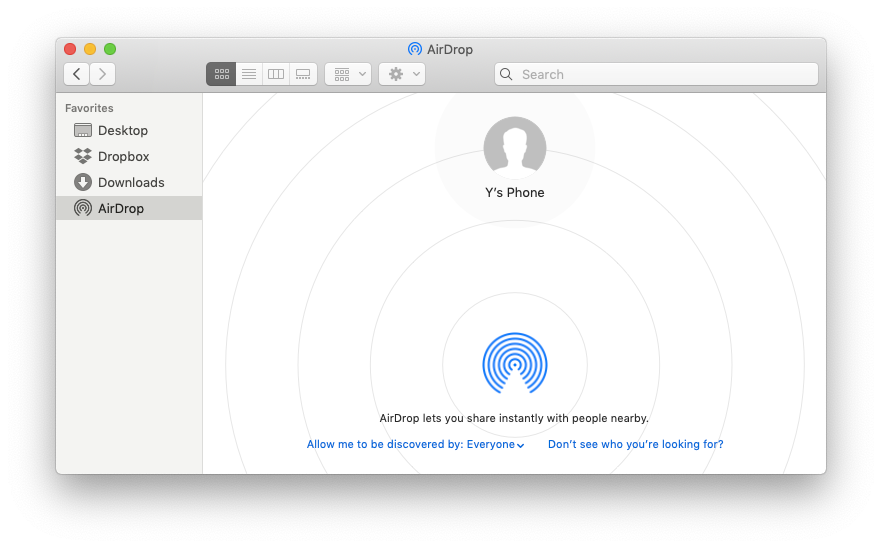 how to transfer files from mac to iphone using airdrop