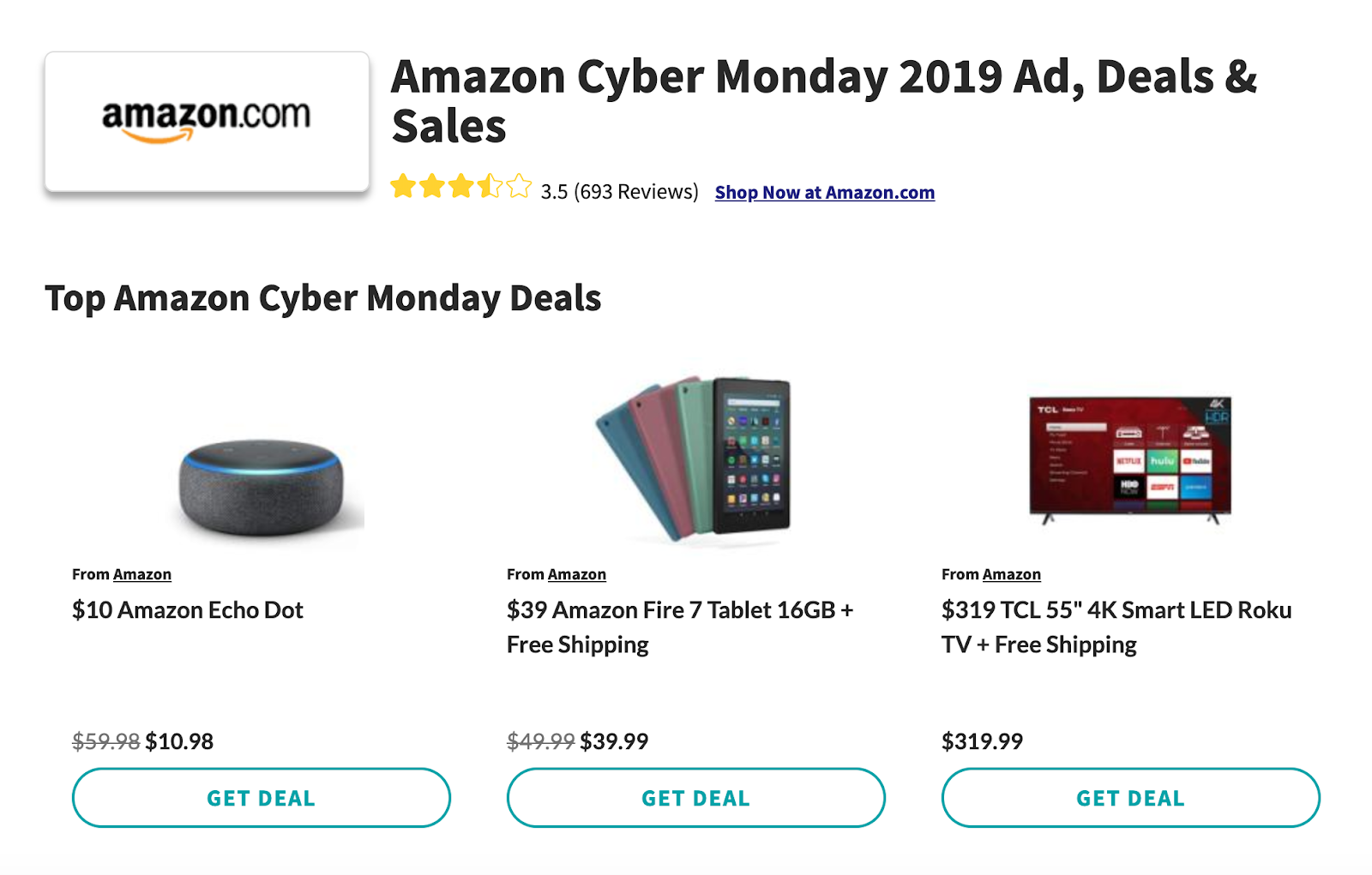 Best deals of the Black Friday and Cyber Monday 2019
