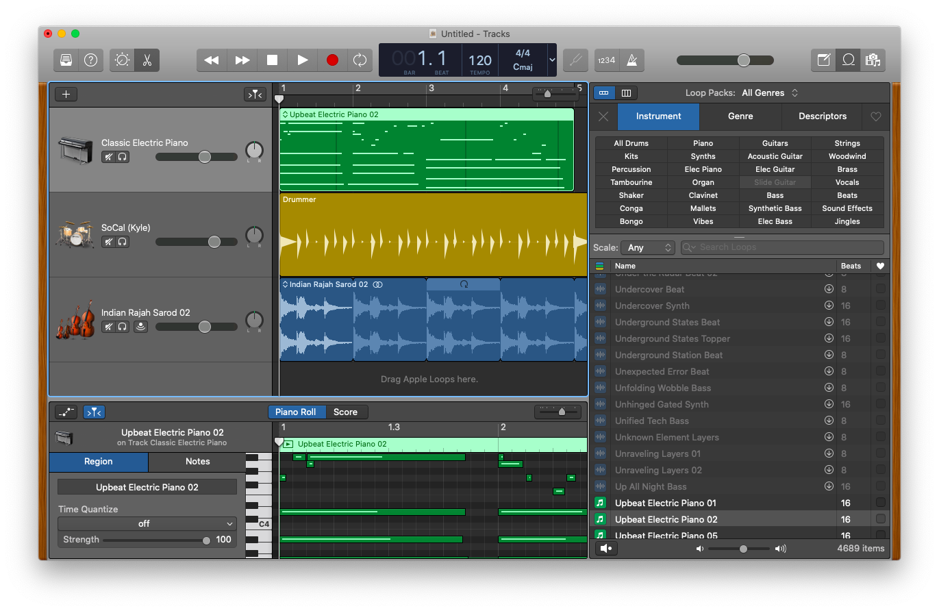 how to make beats on garageband mac