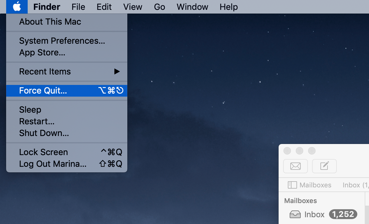 control alt delete for mac