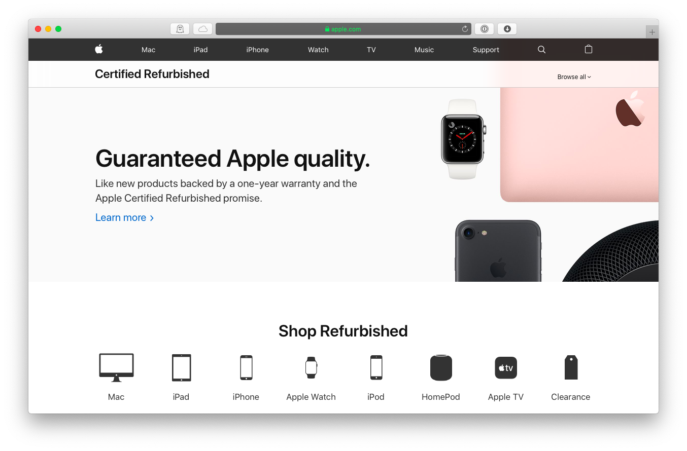 can you purchase applecare for refurbished