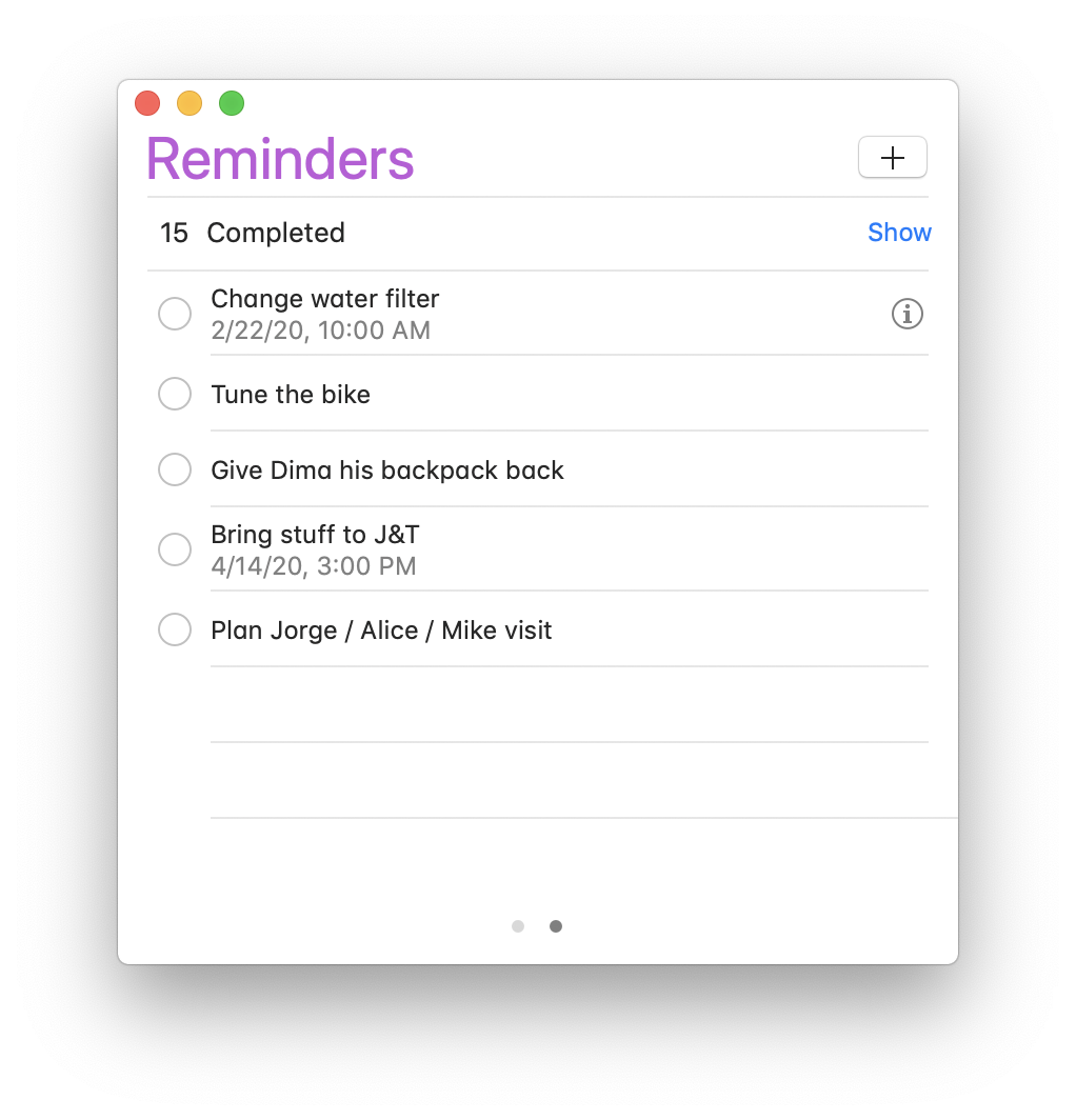 todoist vs apple reminders