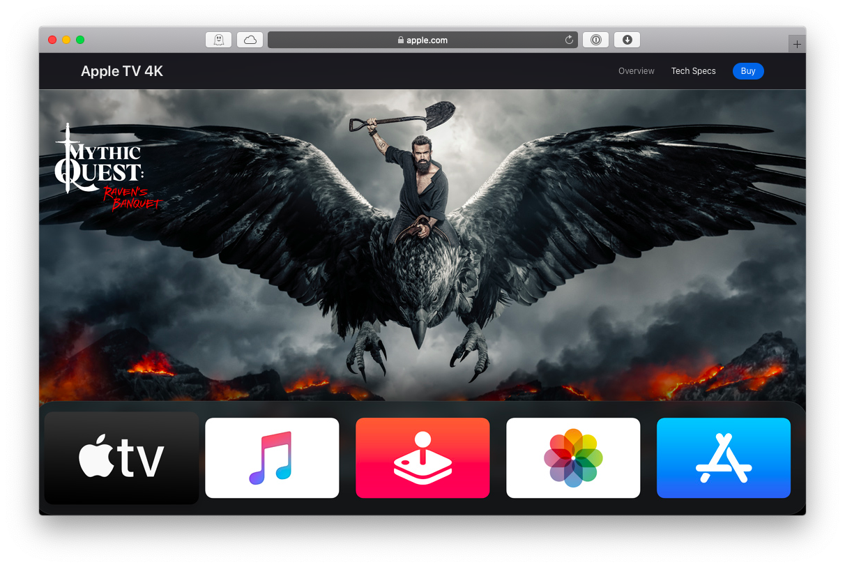 Mac os tv app 4k uhd