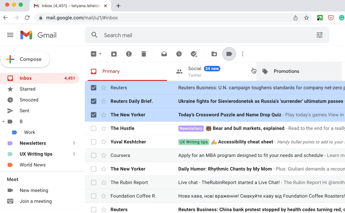 Gmail's new feature makes it easier to personalize your inbox