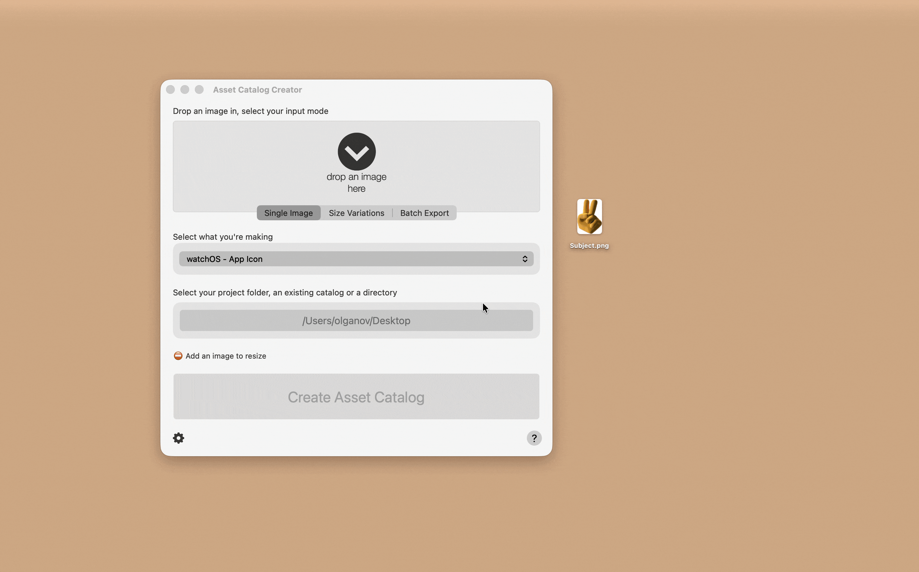 Creating Mac icon using Asset Catalog Creator Pro, a Setapp app that helps you prepare icons and app assets