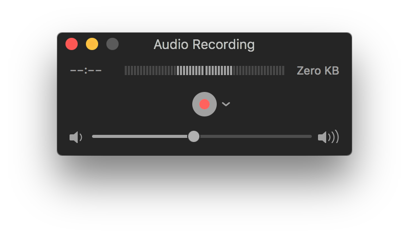 To screen record your Mac with audio: