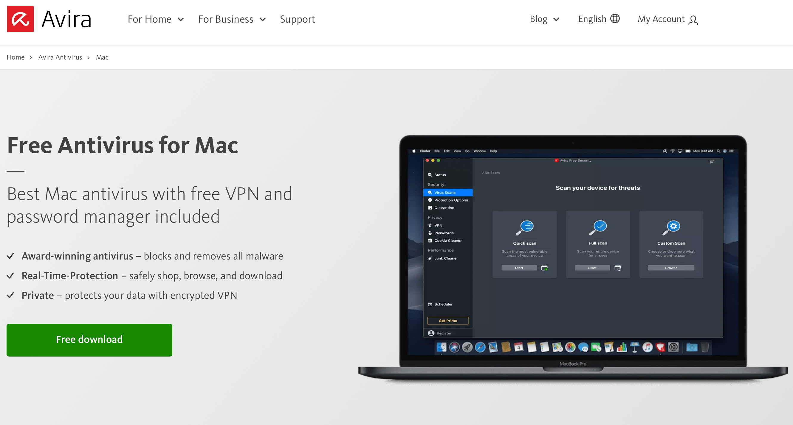 good antivirus software for mac free