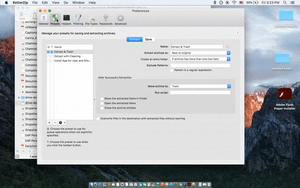 uninstall betterzip from mac