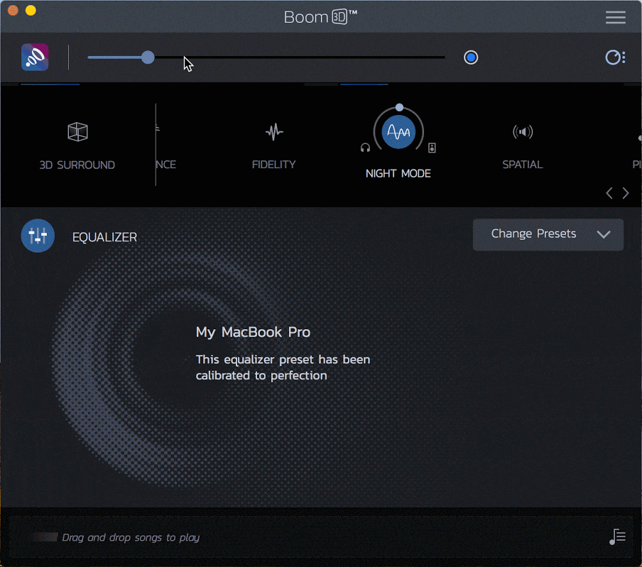 boom 3d best settings for music