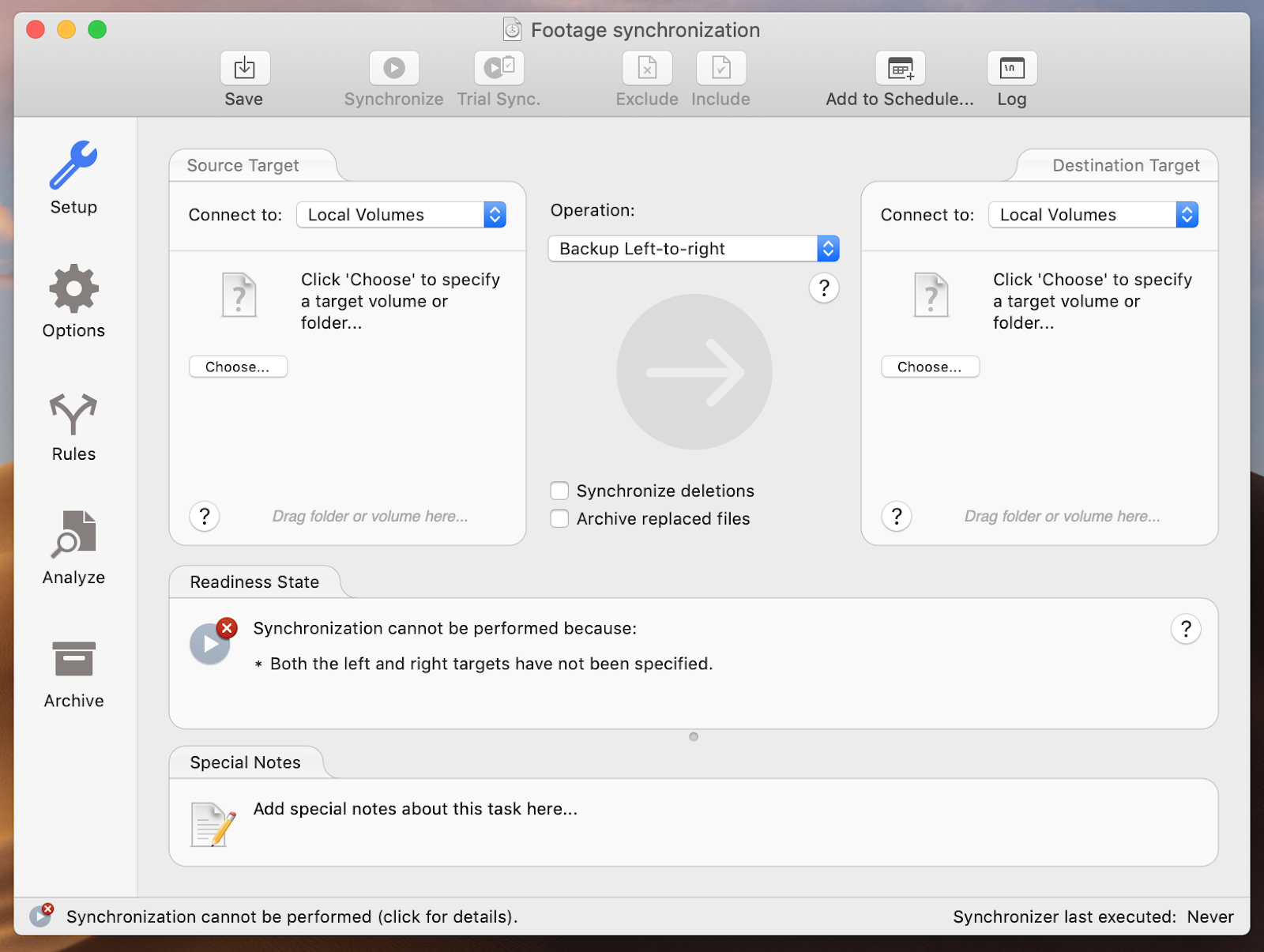 update backup and sync for mac