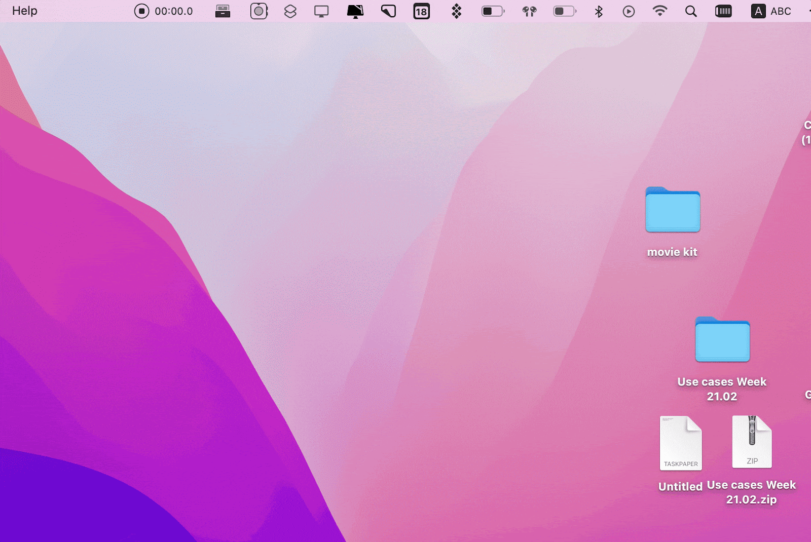 clean desktop on mac