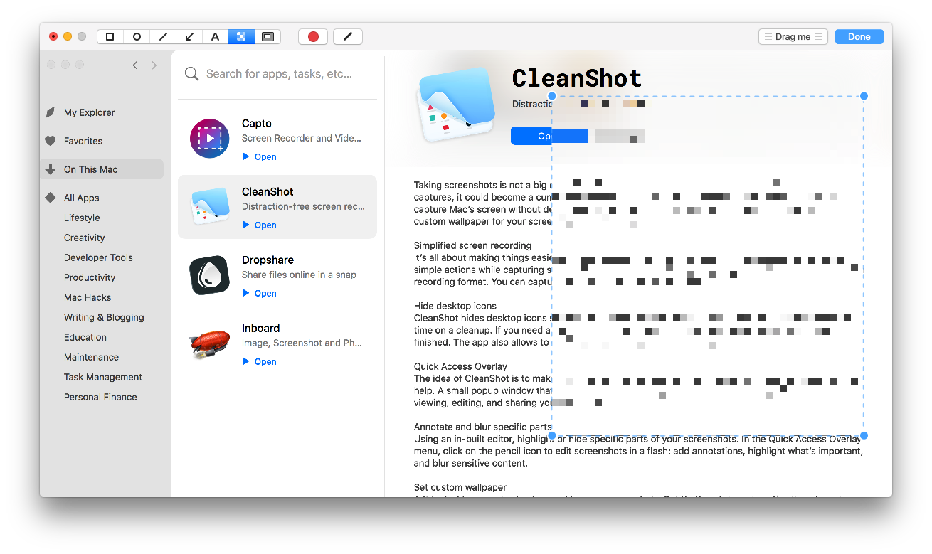 screenshot editor for mac