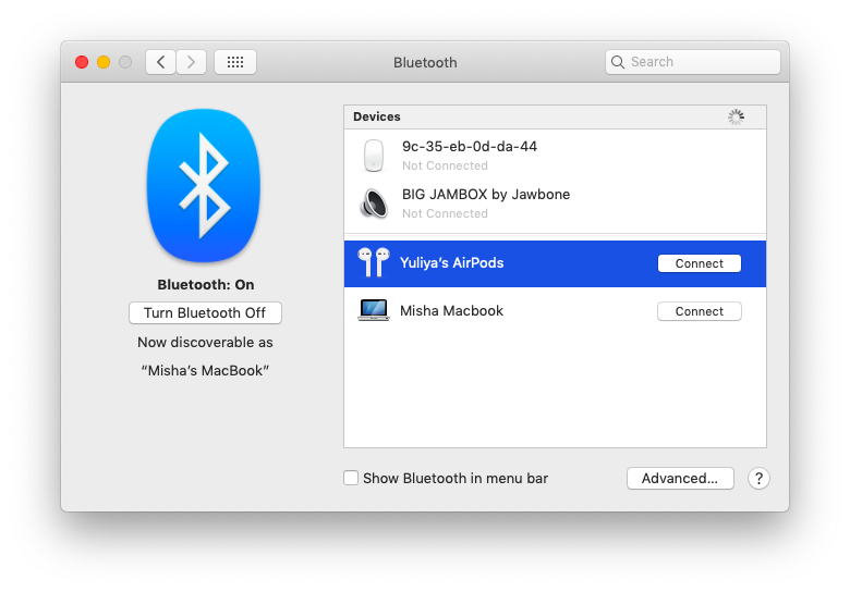 How to connect bluetooth headphones to Mac?