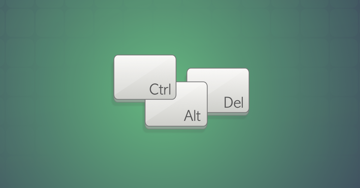 control alt delete for mac keyboard on pc