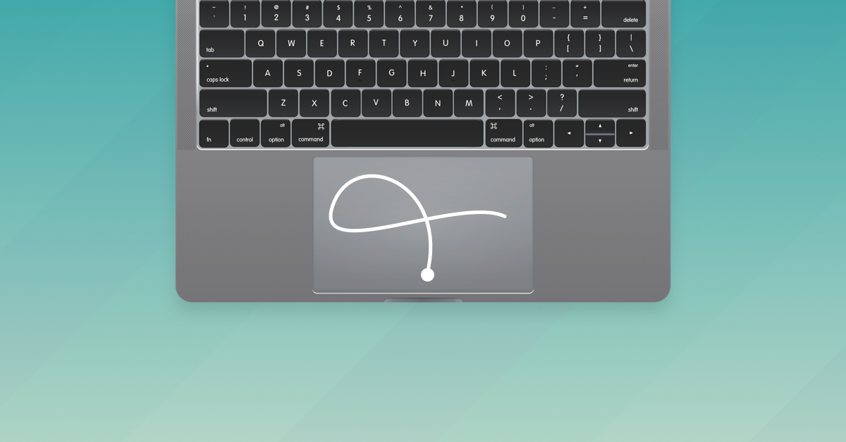 multi touch gestures mac