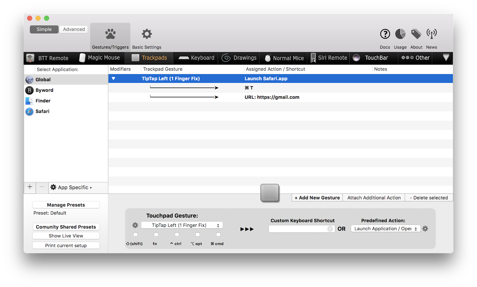 All Apps Genture On Mac
