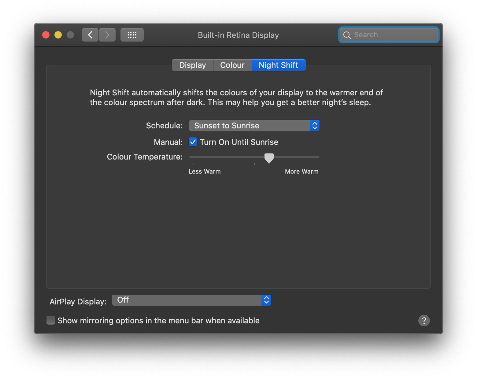 Manually Apply Dark Mode To App Mac