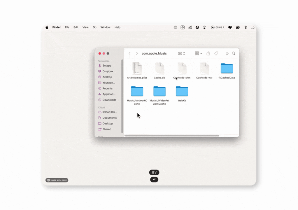 deleting Apple Music cache on a Mac deleting Apple Music cache on a Mac