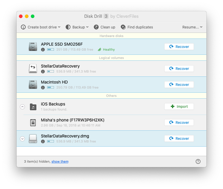 Disk drill iphone data recovery