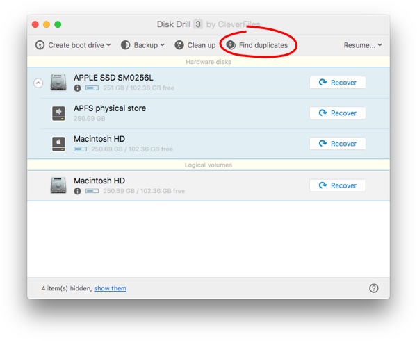 Disk space decluttering apps for Mac