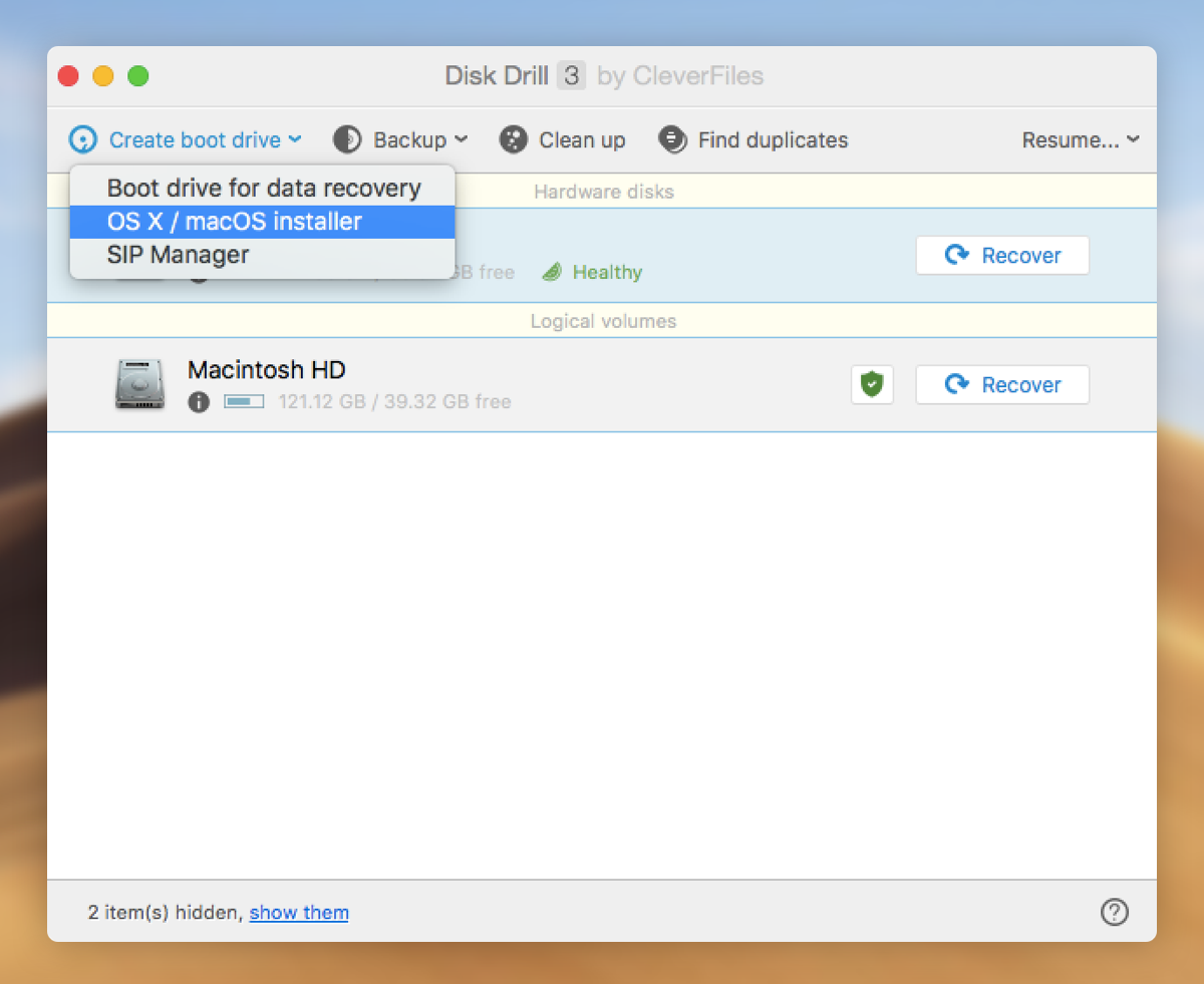 create mac os install usb disk utility