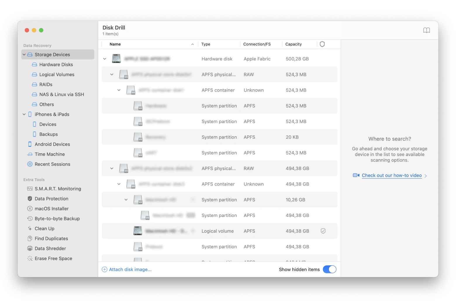 Dispositivos de armazenamento na recuperação de dados