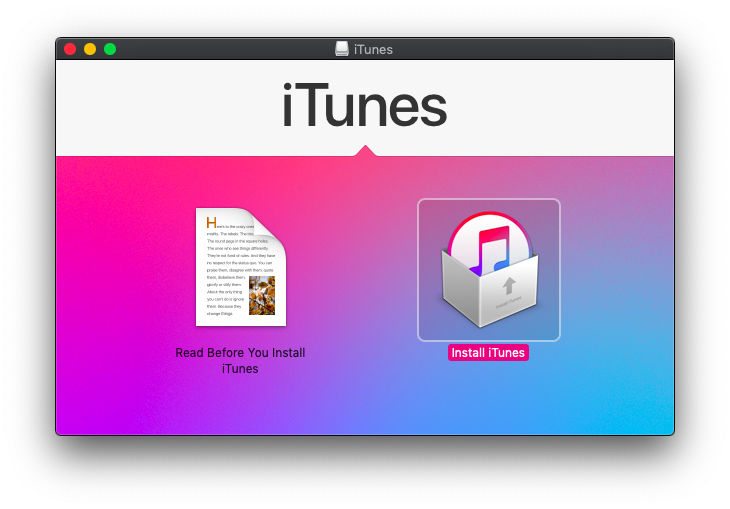 itunes update mac
