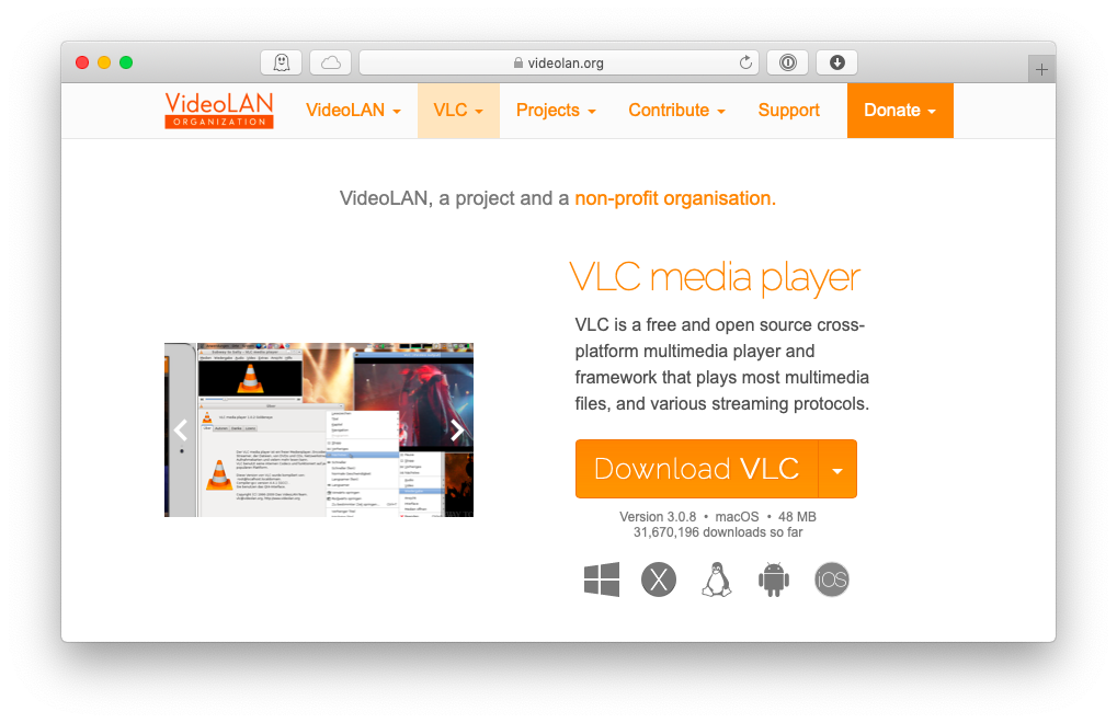 vlc media player download mac