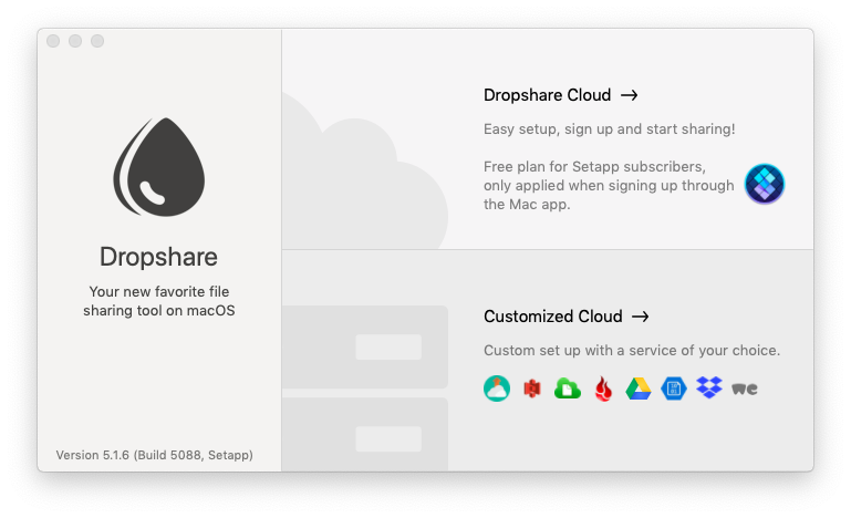 Dropshare-cloudproviders