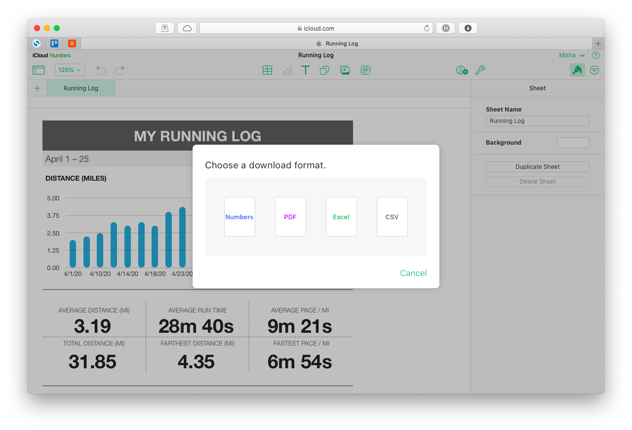 convert excel to numbers for mac