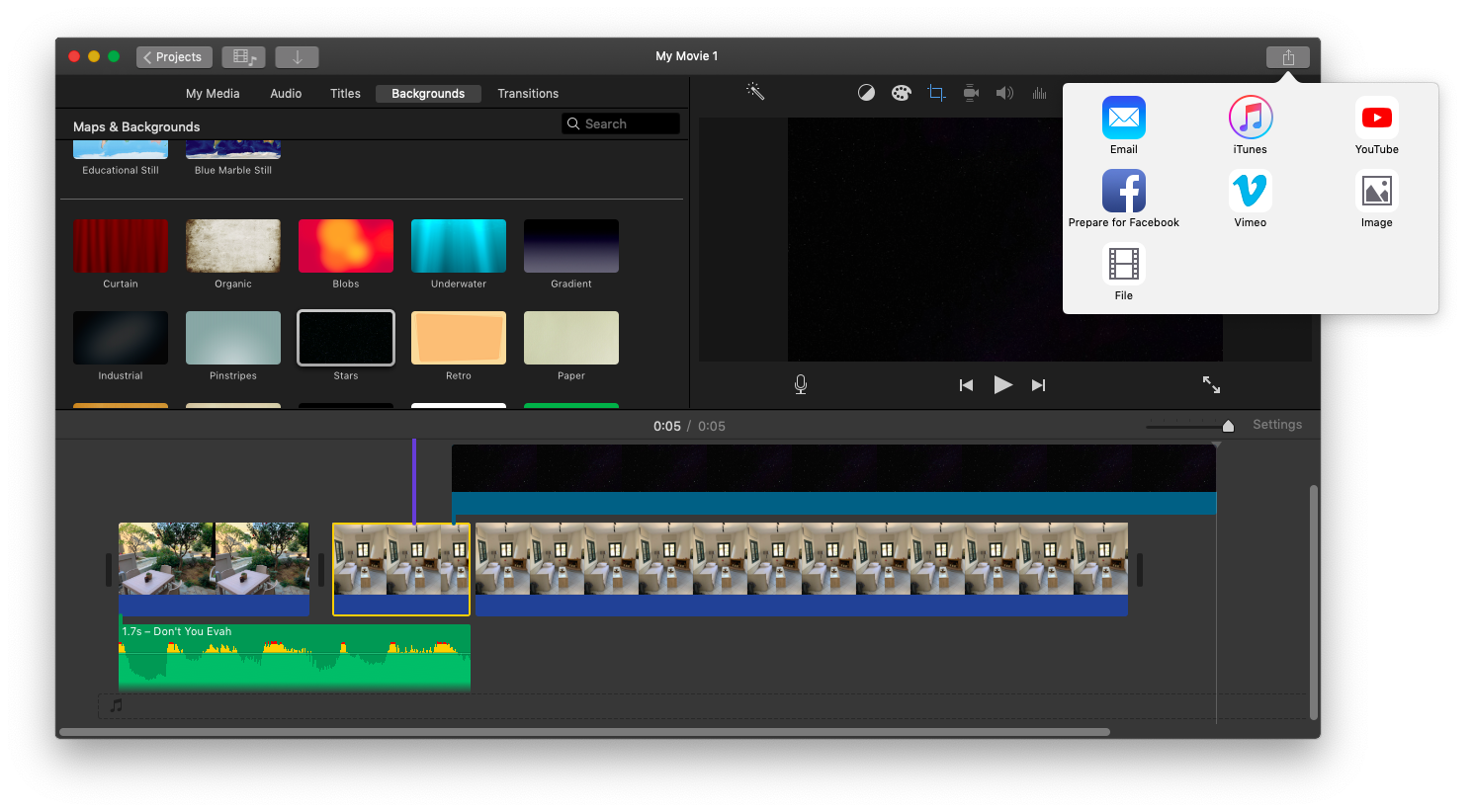 how to export imovie to mp4 on iphone