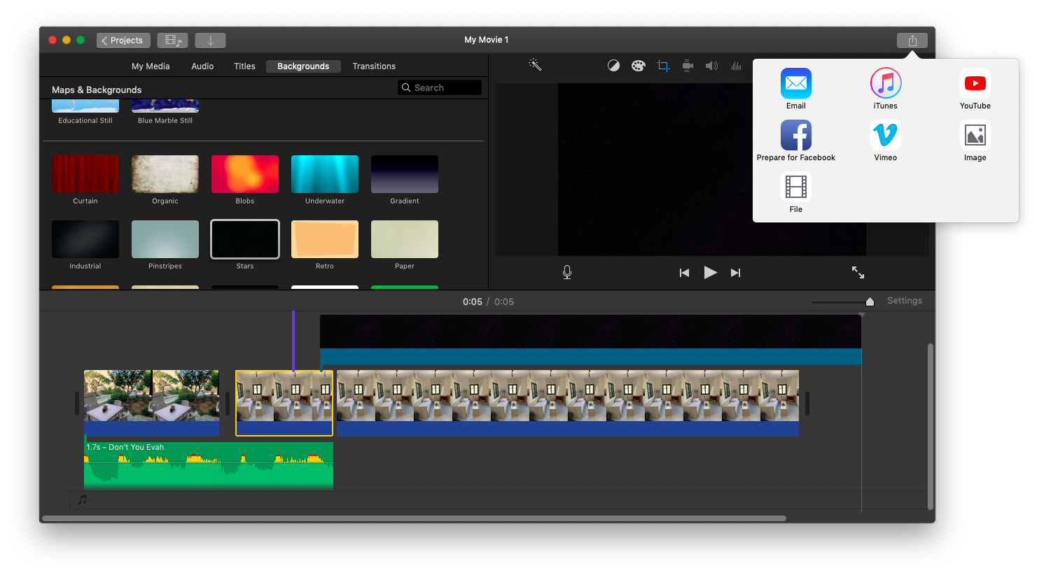 how to save imovie as mp4 on mac