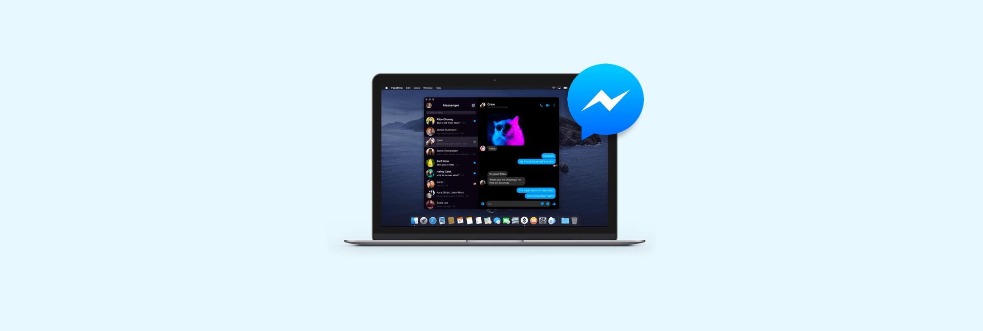 mupdated version of microsoft messenger for mac