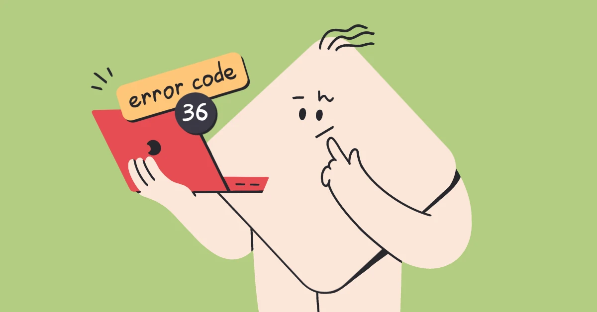 Fix error code 36: Finder can't read or write data from any file