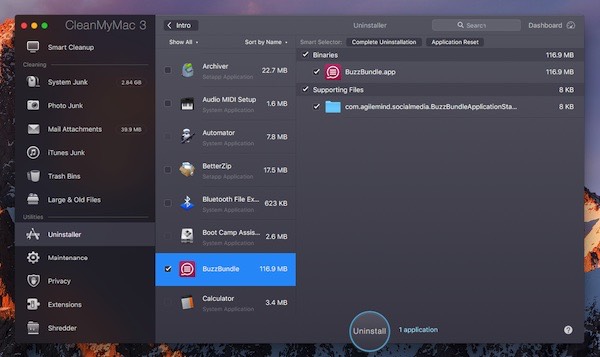Delete useless apps