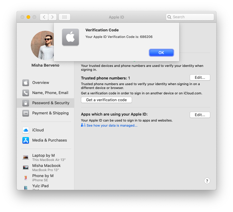 mac os install asks for apple id