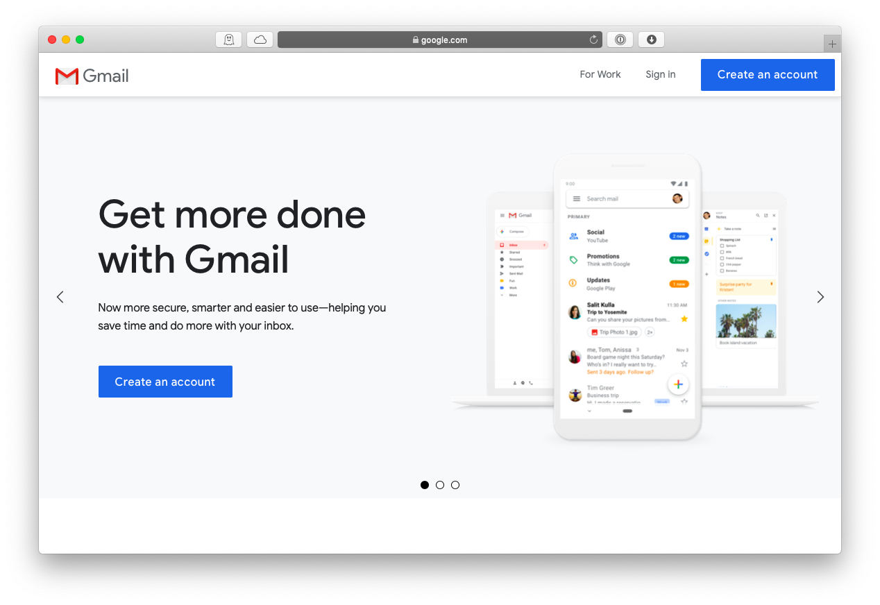 gmail for mac osx