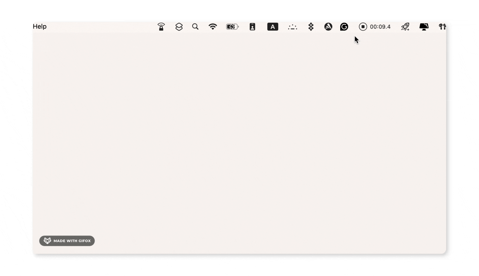 Grammarly menu bar quit