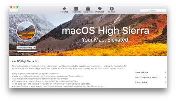 microsoft outlook for mac high sierra