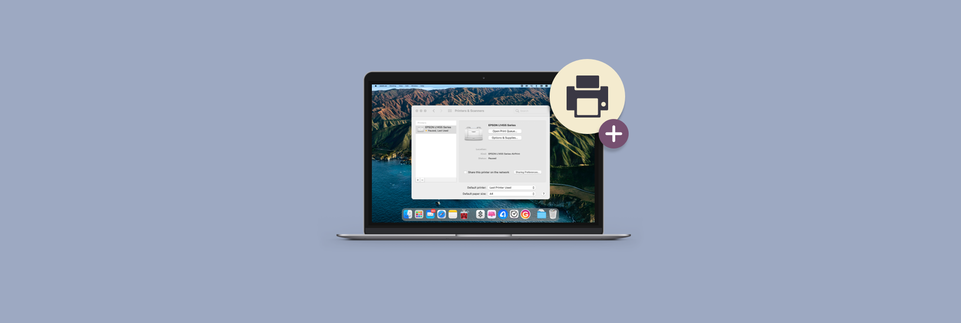 add wireless printer to mac book