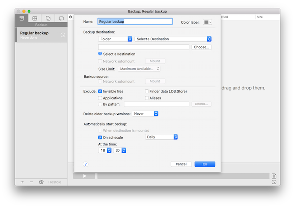 mac get backup pro difference backup vs archive