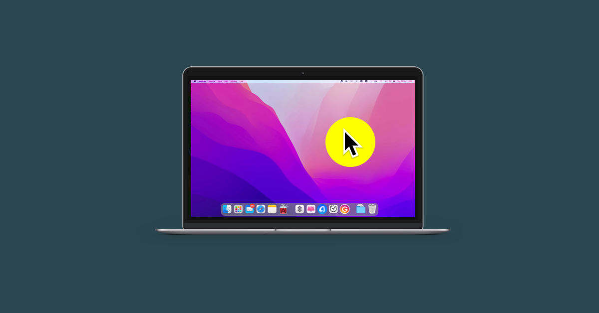 how to change mouse cursor on macbook