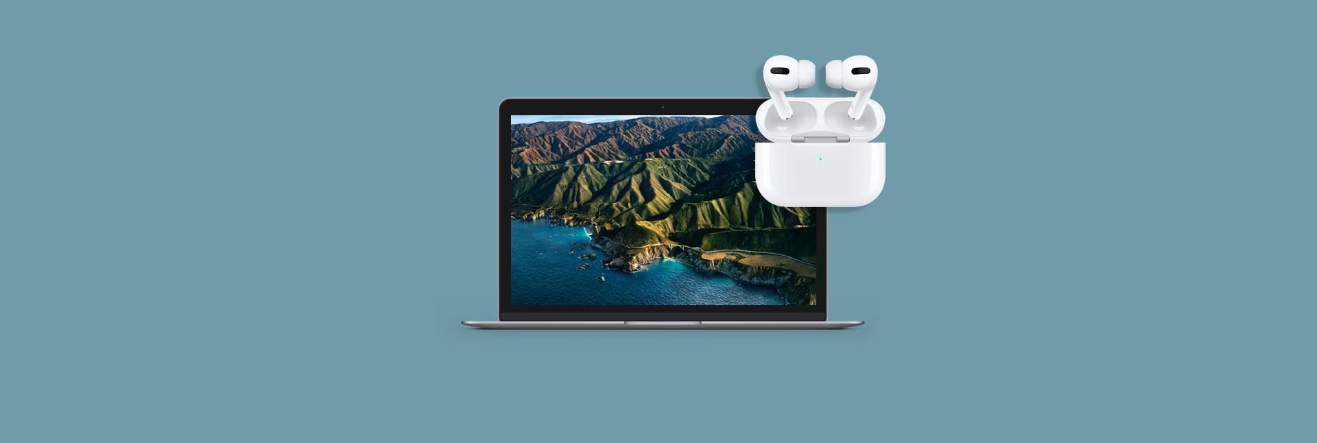 pair AirPods and AirPods Pro with MacBook, or Andoiod
