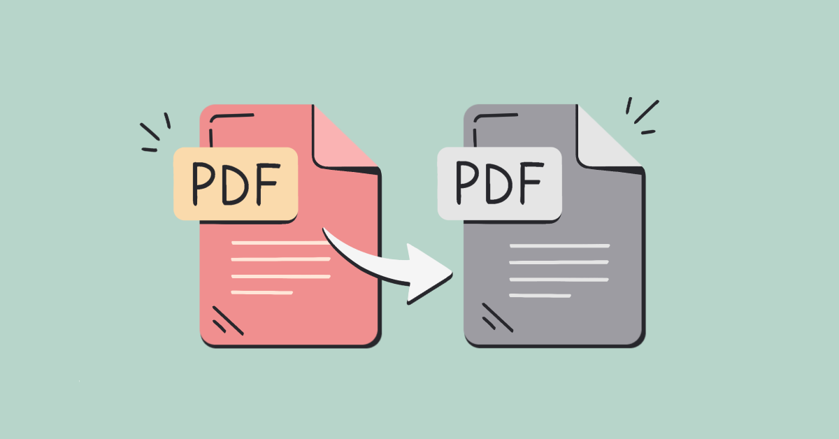 How to convert a PDF to grayscale