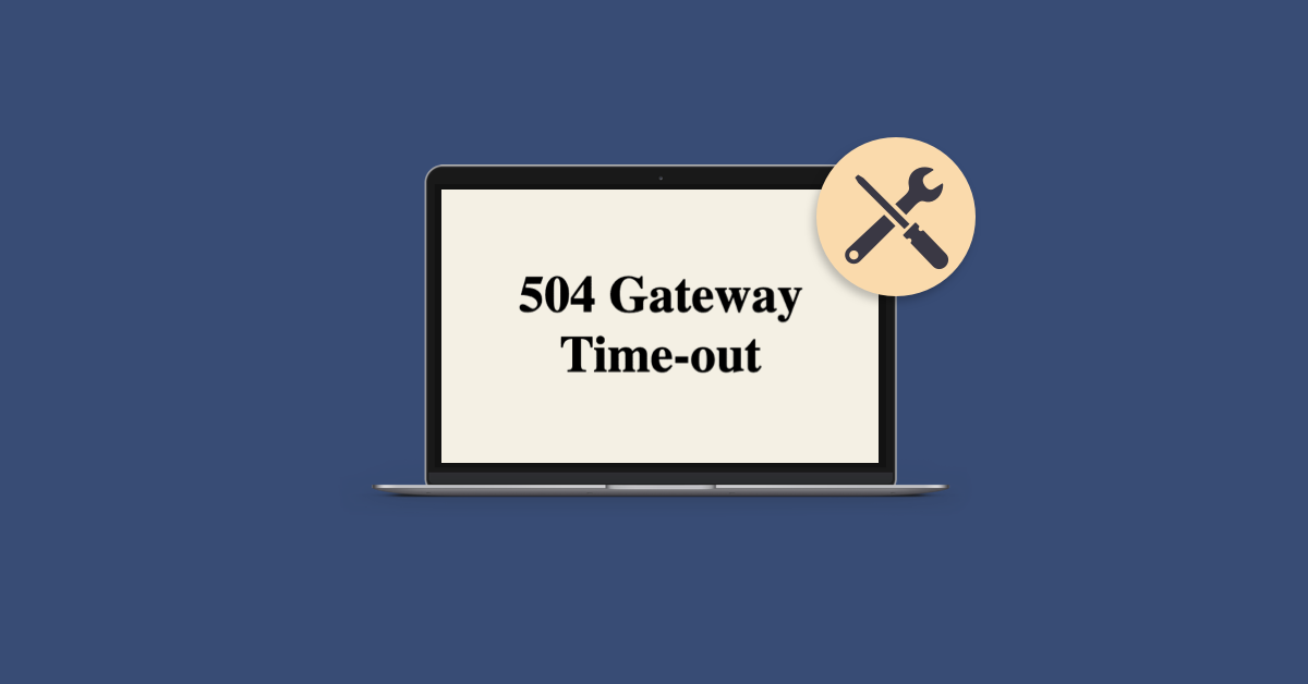 504 gateway time out